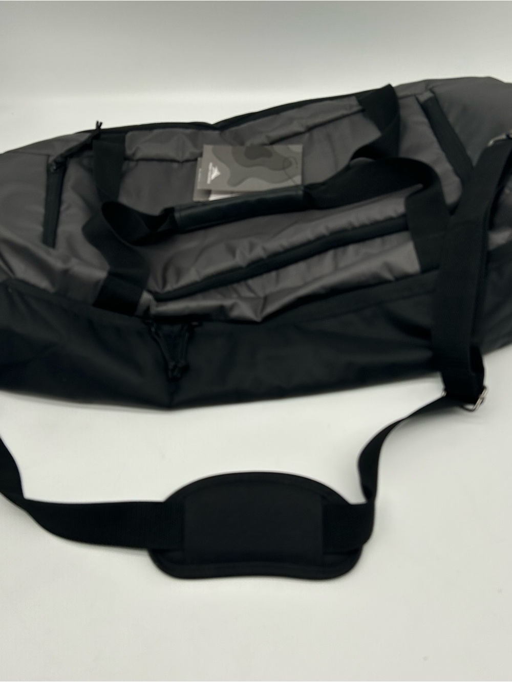 High Sierra Black and Gray 60L Essential Men’s Duffel Bag